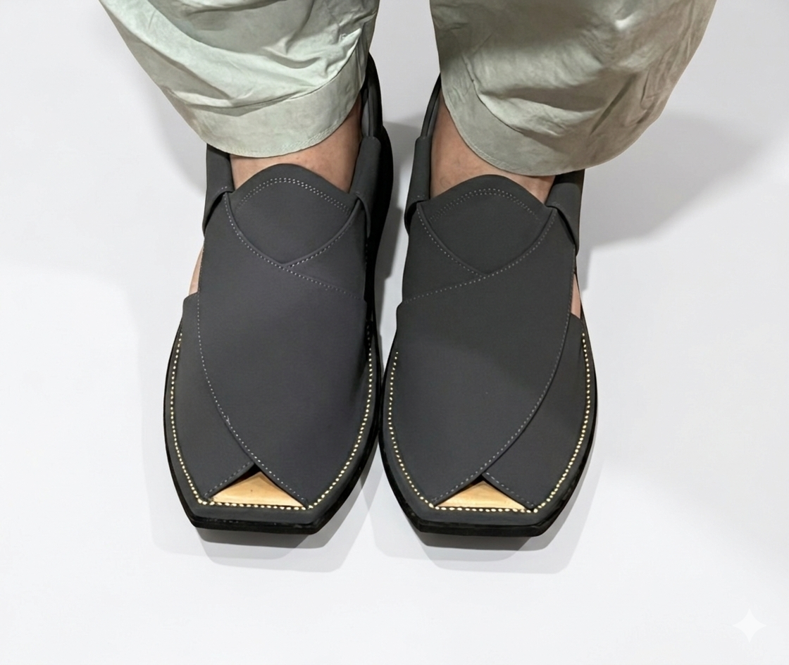 New Zalmi Style Peshwari Chappal - Image 2