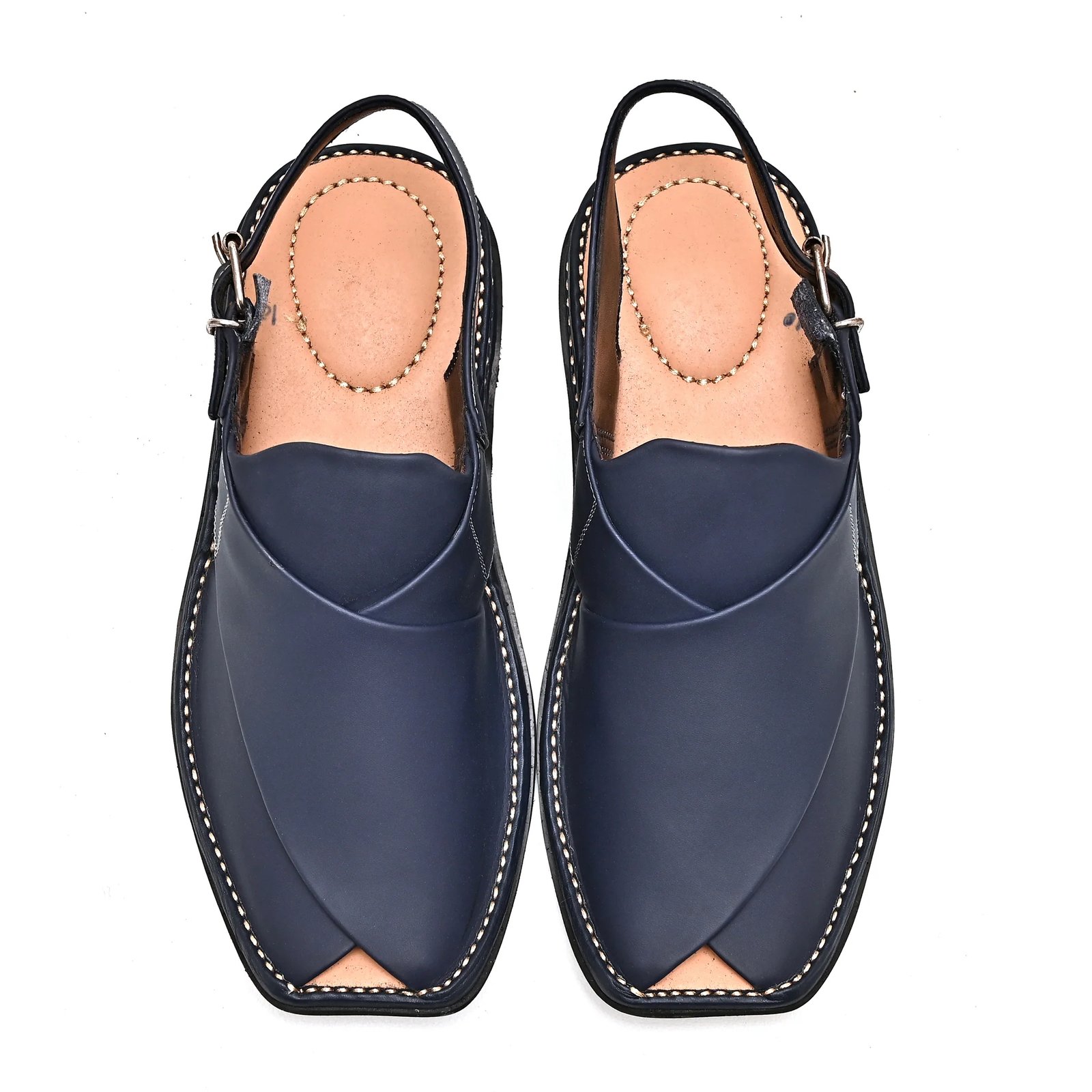 Zardari Peshawari Chappal (Blue) - Image 3