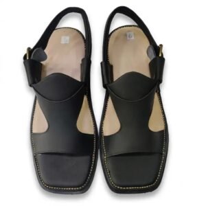 Panjedar Style Chappal (Black)