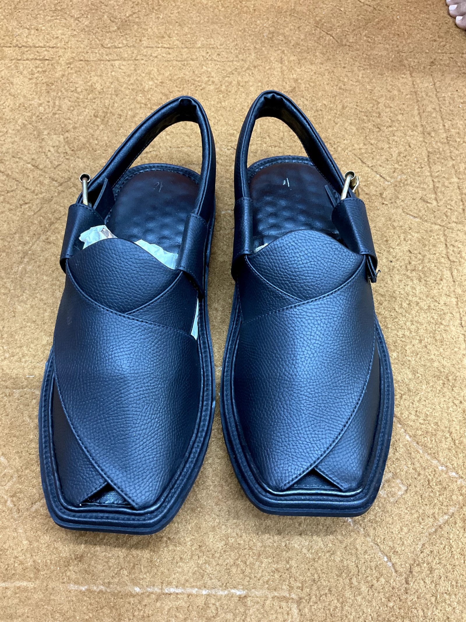 Dotted Design Handmade Chappal (Back) - Image 2