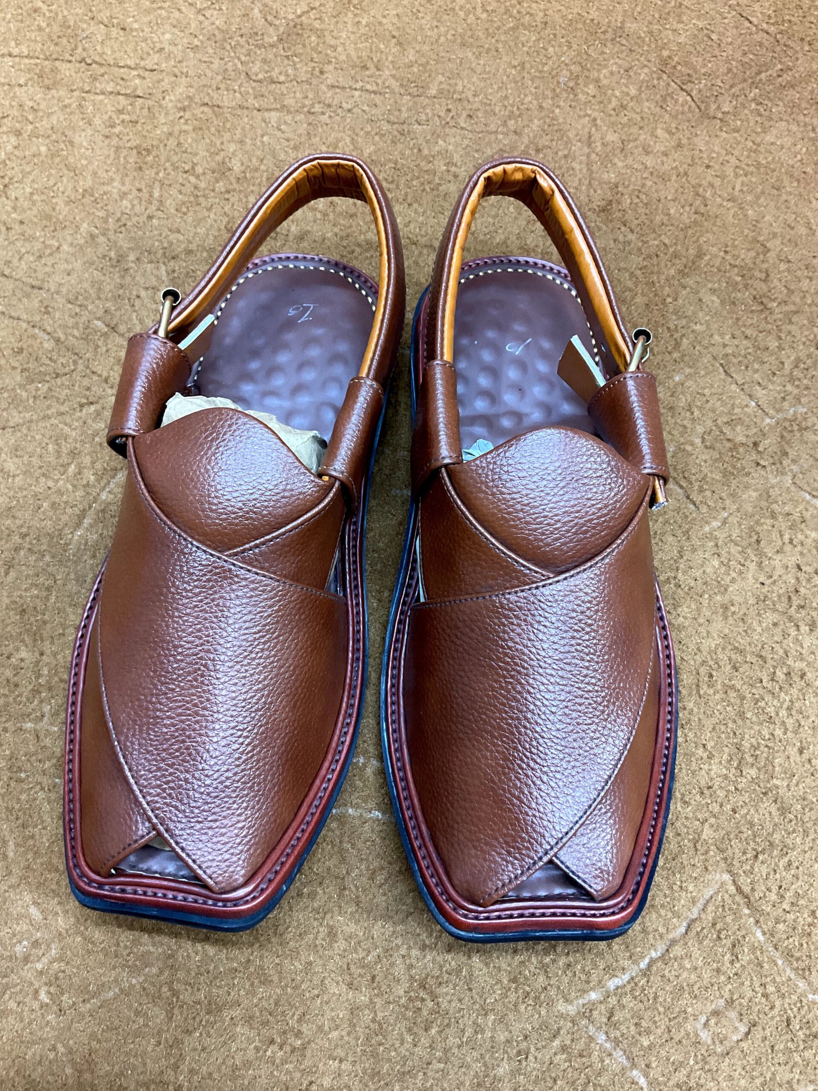 Dotted Design Handmade Chappal (Mehron) - Image 2