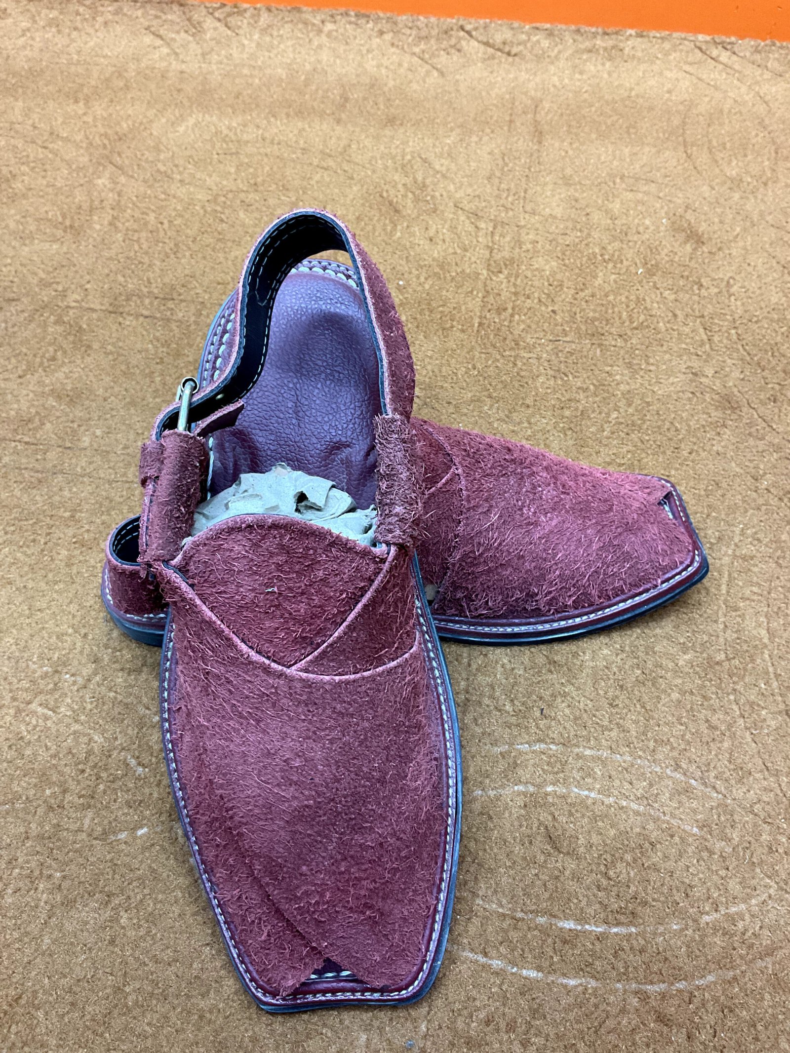 Handmade Suede Sabar Chappal - Image 3