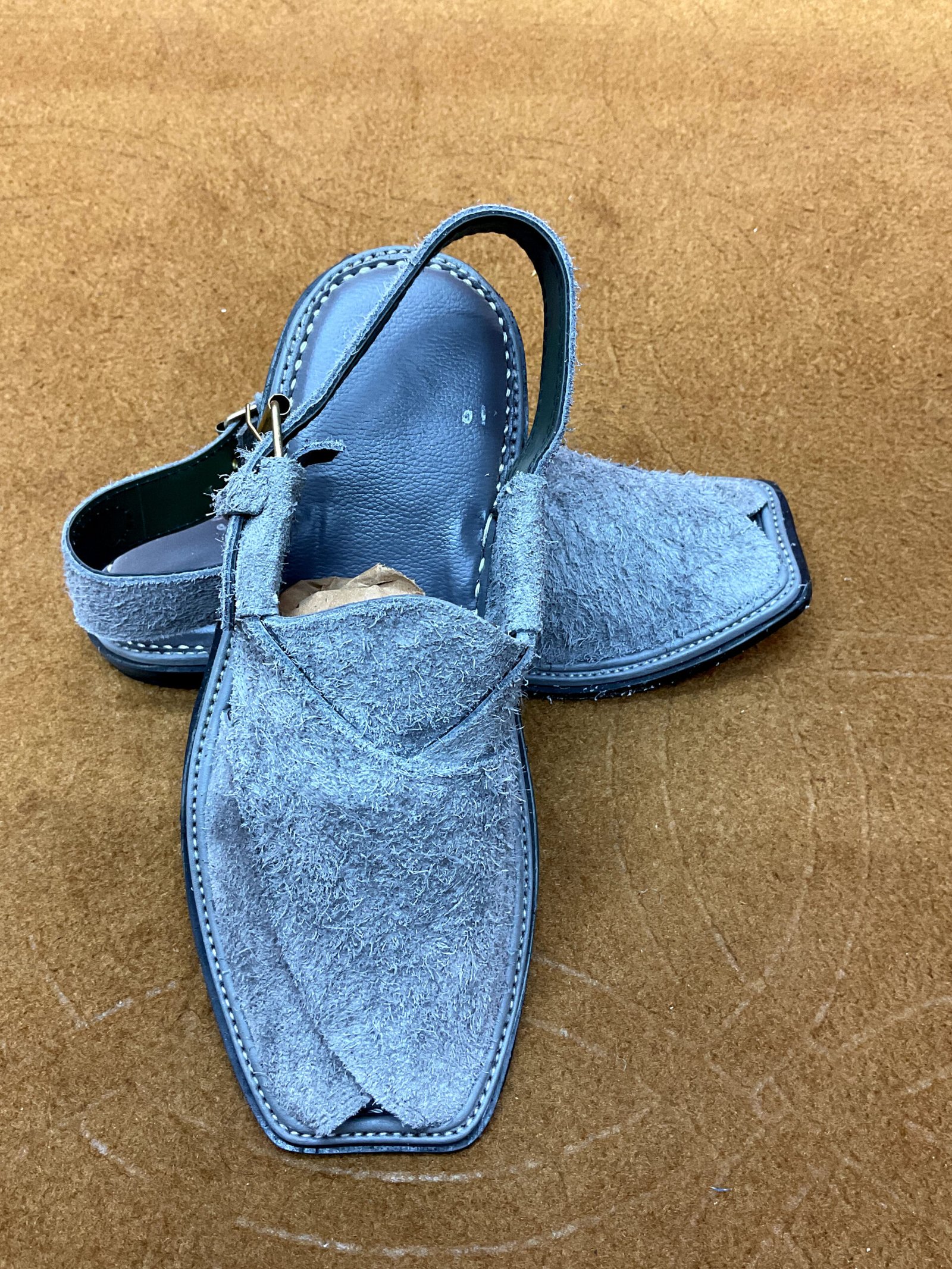 Handmade Suede Sabar Chappal - Image 3