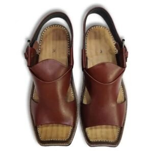 Panjedar Style Chappal (Red)