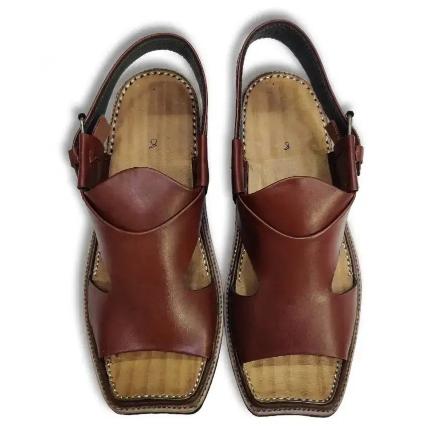 Panjedar Style Chappal (Red)