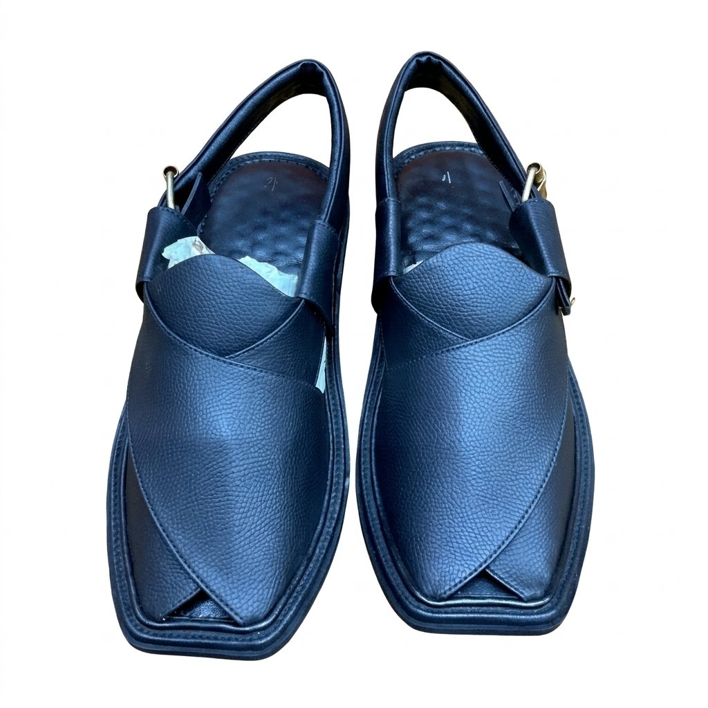 Dotted Design Handmade Chappal (Back)