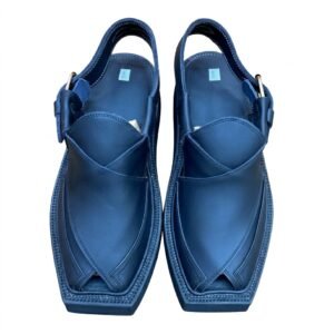 Traditional Kaptaan Design Chappal (Black)