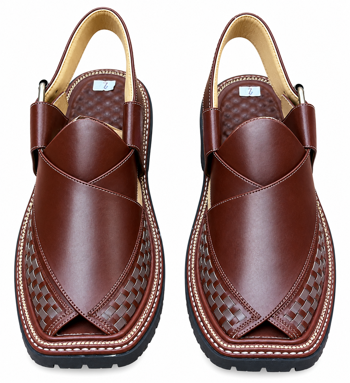 Kaptaan Design Chappal (mehron) - Image 2