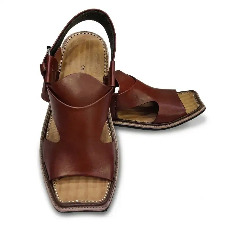 Panjedar Style Chappal (Red) - Image 2