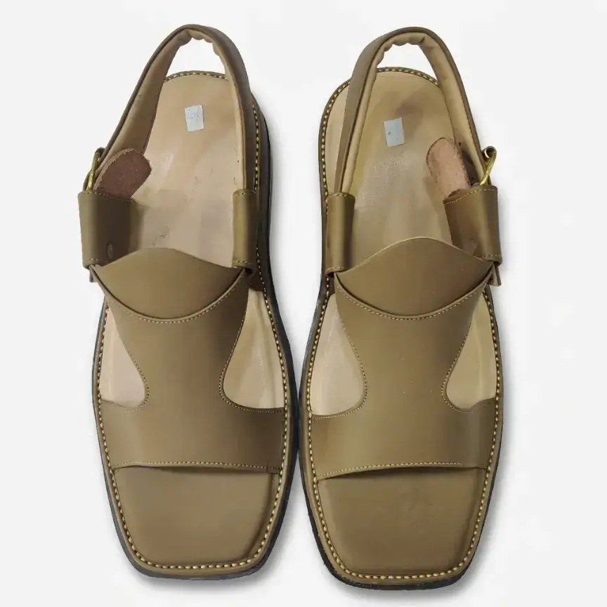 Panjedar Style Chappal (light Brown)